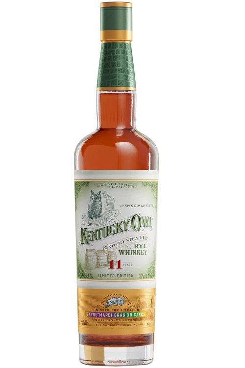 Kentucky Owl 11Yr Kentucky Rye Whiskey Finished for 1 Yr in Bayou Mardi Gras XO Casks 750ml