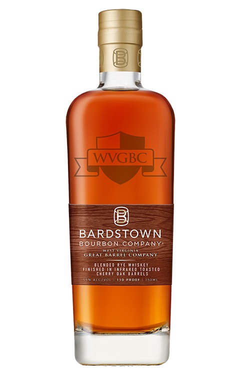 Bardstown Collaborative Series West Virginia Great Barrel Company Blended Rye Whiskey Finished in Infrared Toasted Cherry Oak Barrels 750ml