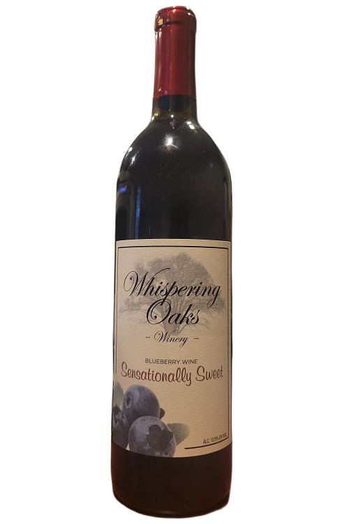 Whispering Oaks Winery Sensationally Sweet Blueberry 750ml