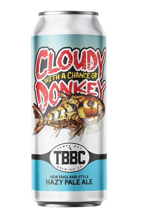 Tampa Bay Cloudy Donkey Hazy Pale Ale 4pk