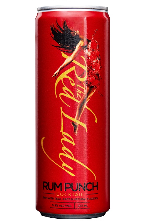 The Red Lady Rum Punch 4pk Can