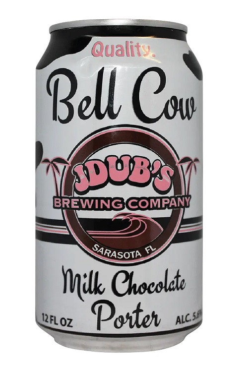 J Dubs Bell Cow Milk Chocolate Porter 6pk