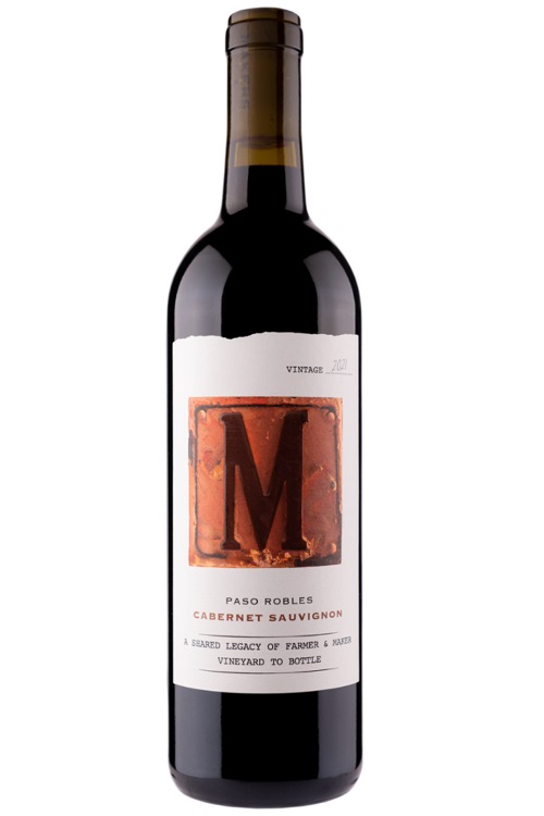 Mac and Billy Cellars 'M' 2021 Paso Robles Cabernet Sauvignon 750ml