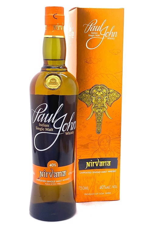 Paul John Nirvana Unpeated Indian Single Malt Whisky 750ml