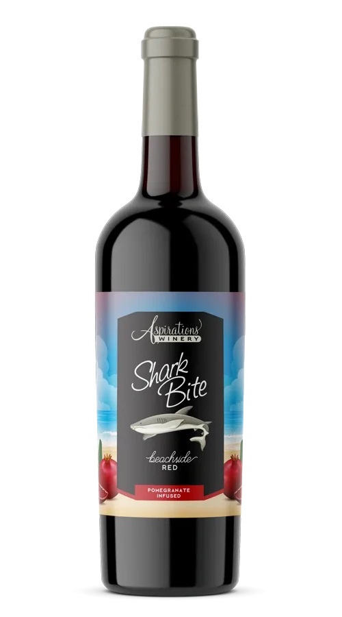 Aspirations Shark Bite Pomegranate Infused Beachside Red 750ml