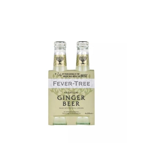 Fever Tree Naturally Light Ginger Beer Mixer 4pk