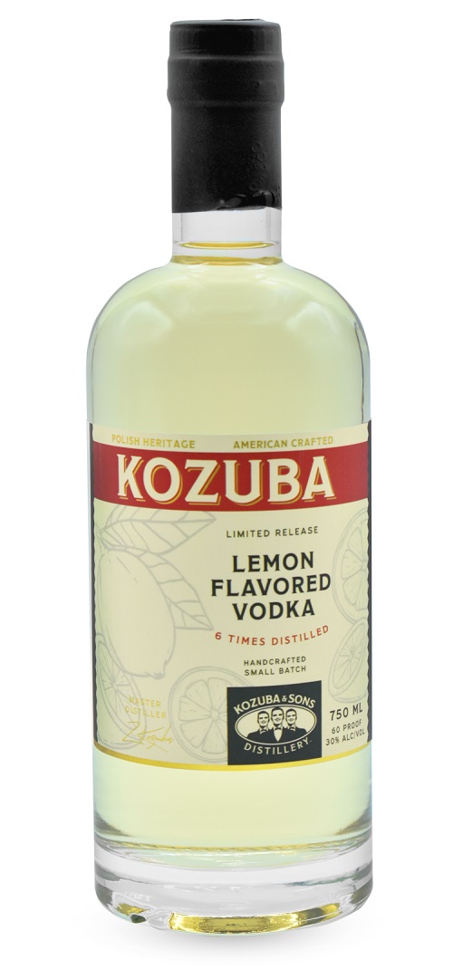 Kozuba Lemon Flavored Vodka 750ml
