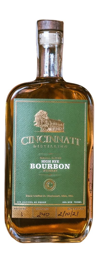 Cincinnati Distilling High Rye Bourbon Whiskey 750ml