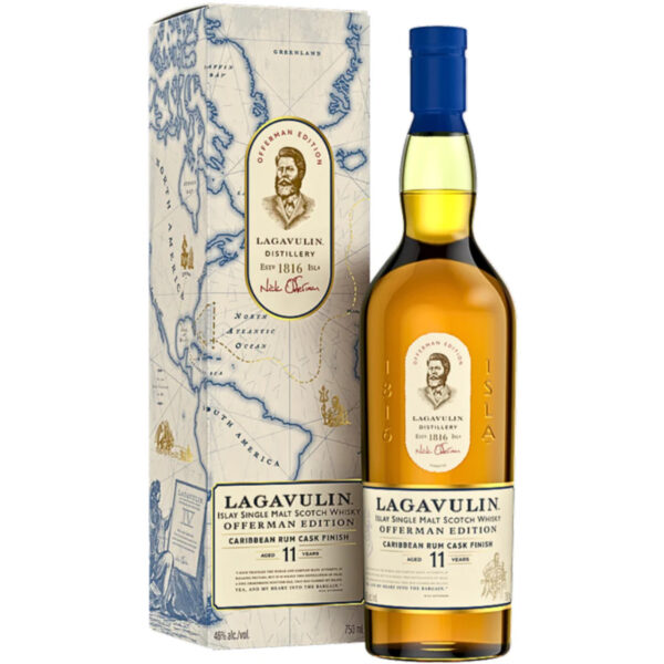Lagavulin 11Yr Offerman Edition Caribbean Rum Cask Finish Islay Single Malt Scotch Whisky 750ml