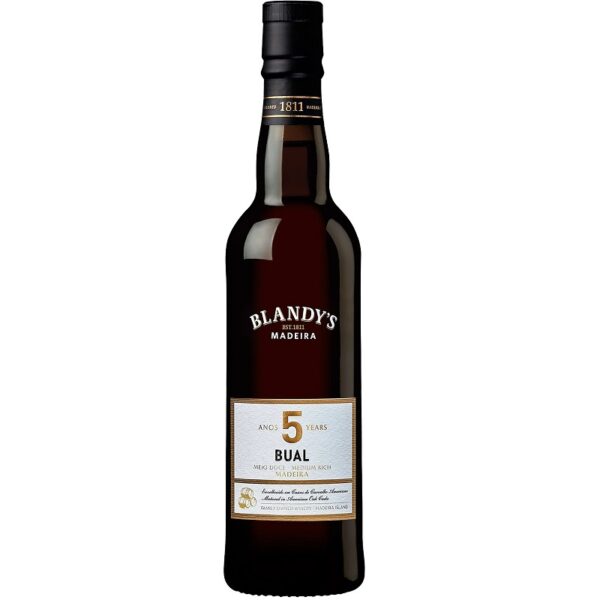 Blandys 5Yr Bual Medium Rich Madeira 750ml