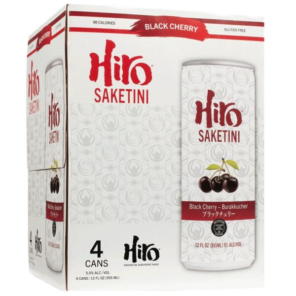 Hiro Saketini Black Cherry Sake 4pk