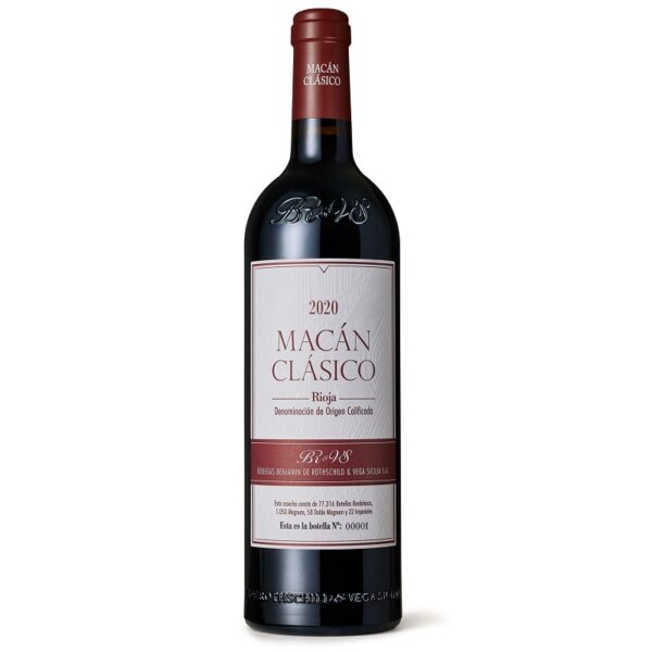 Bodegas Benjamin De Rothschild & Vega Sicilia 2020 Macan Clasico Rioja 750ml