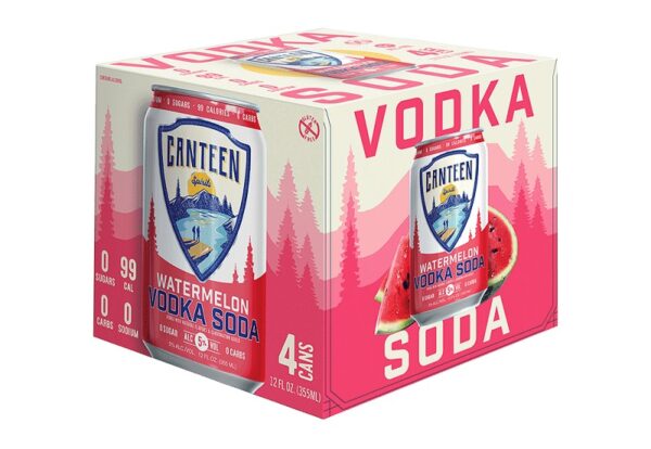 Canteen Watermelon Vodka Soda 4pk