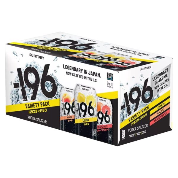 -196 Vodka Seltzer Variety 8pk
