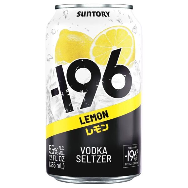 -196 Lemon Vodka Seltzer 4pk