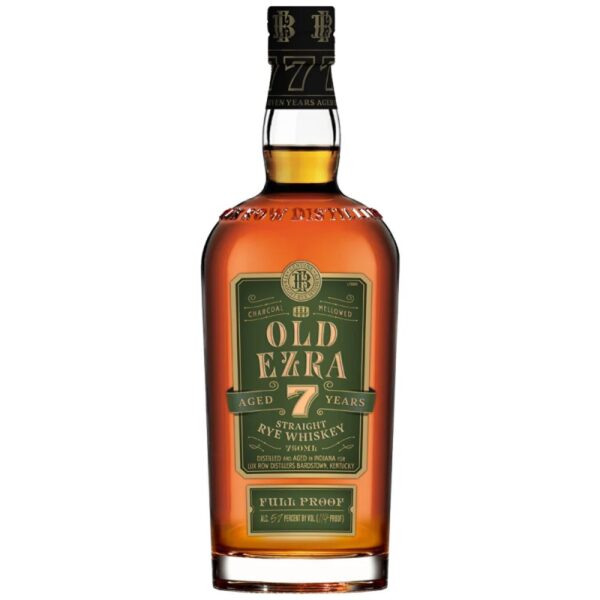 Old Ezra 7Yr Full Proof Straight Rye Whiskey 750ml