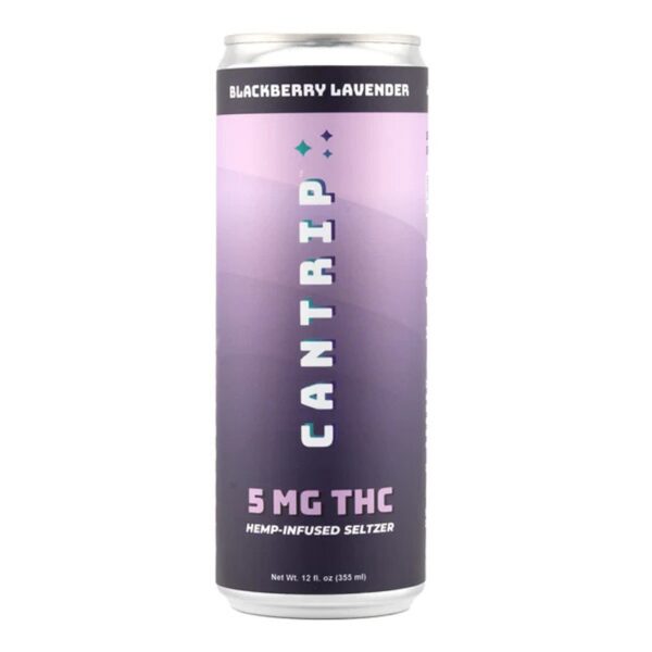 Cantrip Blackberry Lavender Seltzer 5MG THC 4pk