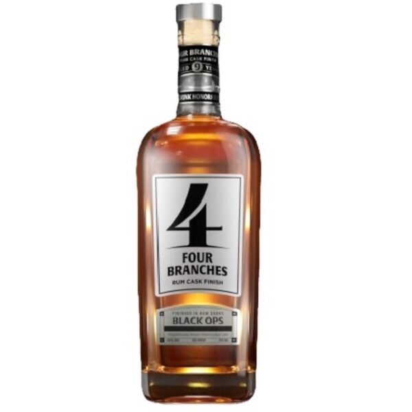 Four Branches Black Ops 9Yr Rum Cask Finish Bourbon Whiskey 750ml