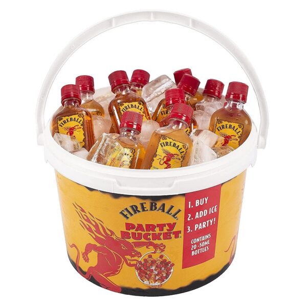 Fireball Cinnamon Whisky Party Bucket (20 btls / 50ml ea)
