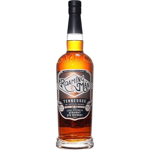Sugarlands Roaming Man Pot Distilled Cask Strength Rye Whiskey 750ml