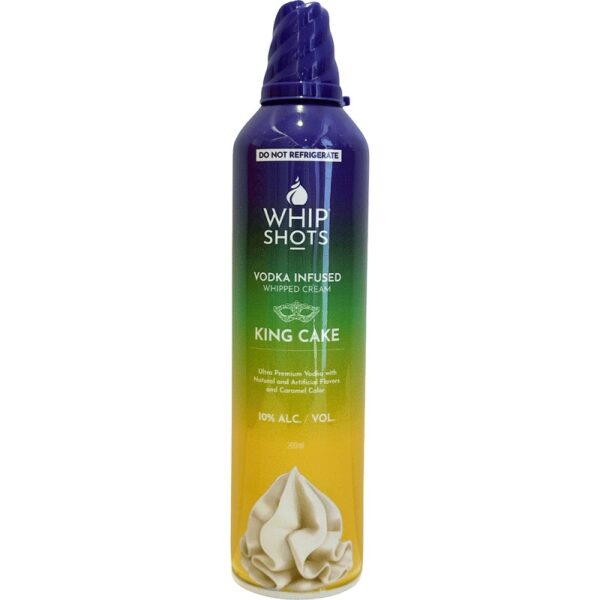 Whip Shots King Cake Vodka Infused Whipped Cream 200ml