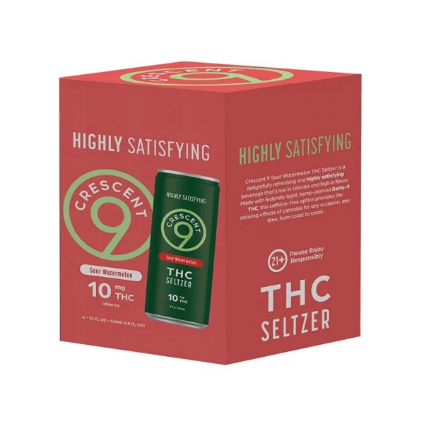 Crescent 9 Sour Watermelon 10MG THC 4pk