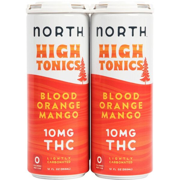 North High Tonic 10MG Blood Orange Mango 4pk