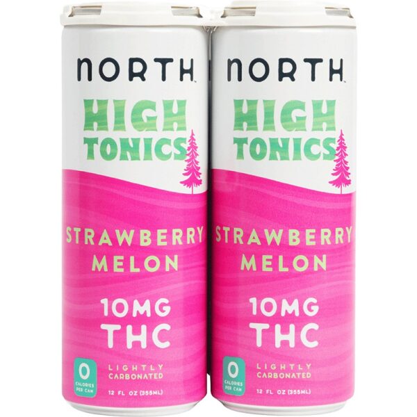 North High Tonic 10MG THC Strawberry Melon 4pk