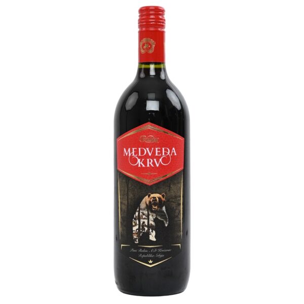 Bears Blood Medvedja KRV Semi Sweet Red Wine 750ml