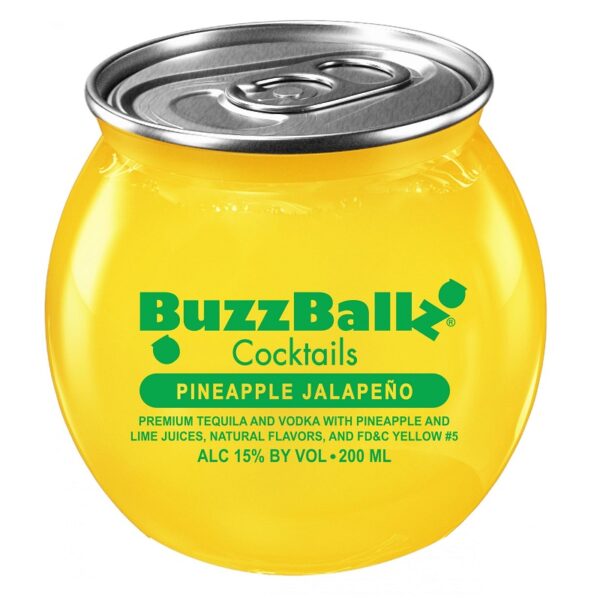 BuzzBallz Pineapple Jalapeno RTD 200ml