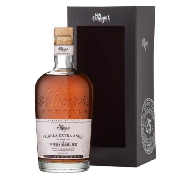 El Mayor 25th Anniversary Extra Anejo Bourbon Barrel Aged Tequila 750ml
