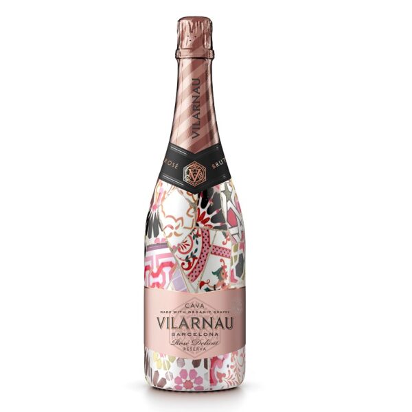 Vilarnau Rose Delicat Brut Reserva Cava Rose Organic 750ml
