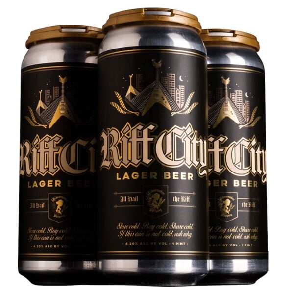 Widdowmaker Riff City Lager 4pk