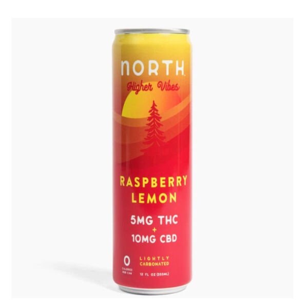 NORTH HIGHER VIBES RASPBERRY LEMON 5MG THC