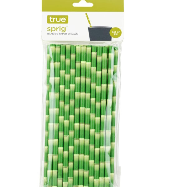 TRUE SPRIG BAMBOO PAPER STRAWS