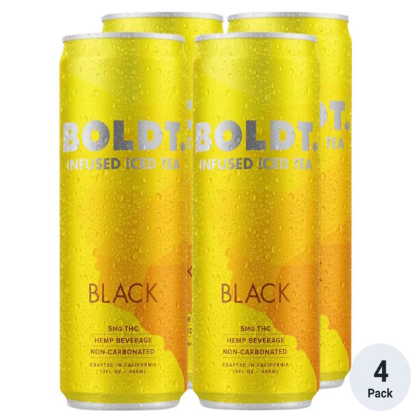 BOLDT INFUSED BLACK TEA 5MG THC 4PK