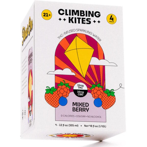 CLIMBING KITES MIXED BERRY 10MG THC 10MG CBD 4PK