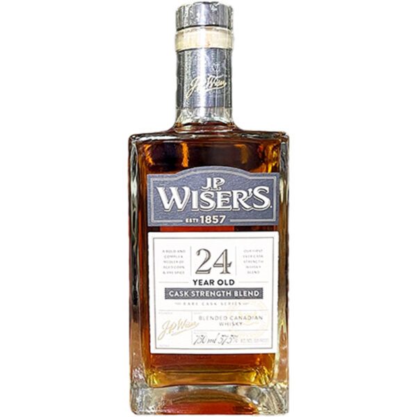 J.P. Wiser's 24 Year Old Cask Strength Blended Canadian Whisky 750ml
