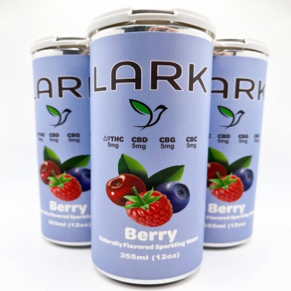 LARK BERRY SPARKING WATER 5MG THC 5MG CBD 4PK