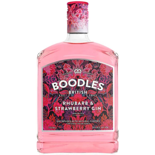 BOODLES RHUBARB & STRAWBERRY 750ML