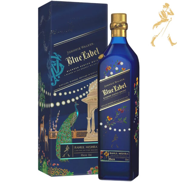 JOHNNIE WALKER BLUE LABEL X RAHUL MISHRA DIWALI LIMITED EDITION DESIGN