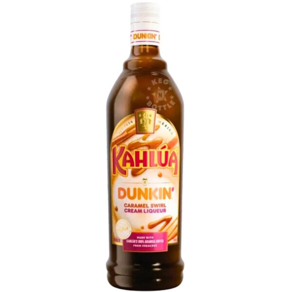 KAHLUA DUNKIN CARAMEL SWIRL CREAM LIQUEUR 750ML
