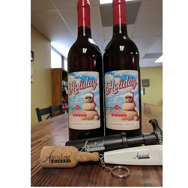 ASPIRATIONS HOLIDAY SEASON CRANBERRY SHIRAZ 750ML ASPIRATIONS HOLIDAY SEASON CRANBERRY SHIRAZ 750ML