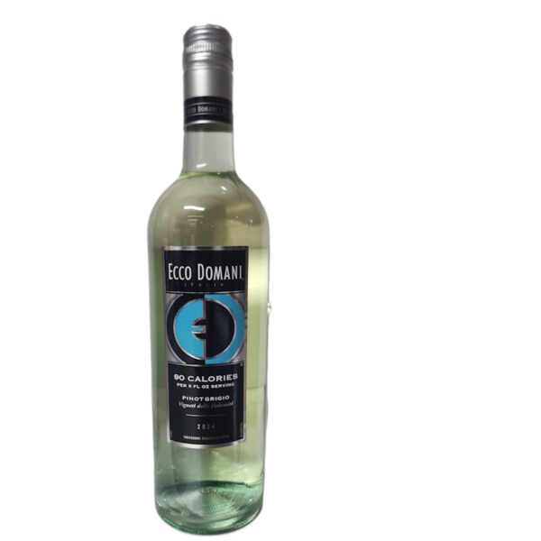 ECCO DOMANI 2024 90 CALORIES PINOT GRIGIO 750ML
