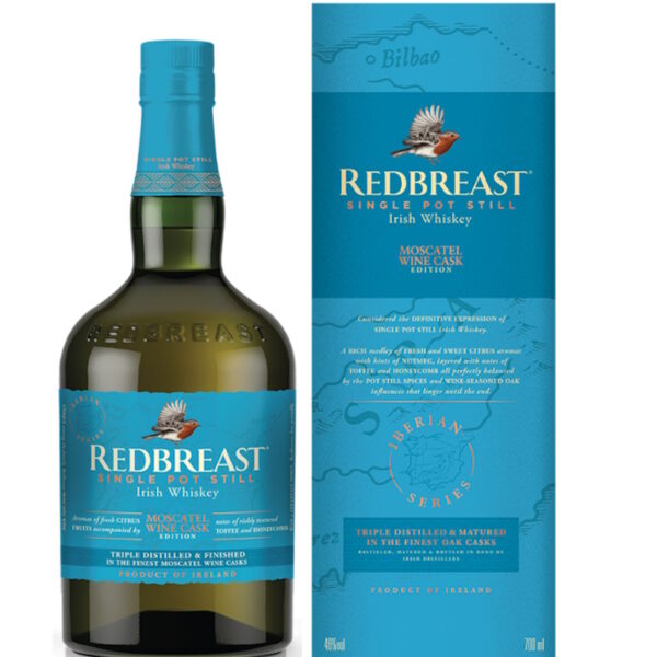 REDBREAST SINGLE POT STILL FINISHED IN A MOSCATEL WINE CASK 750ML