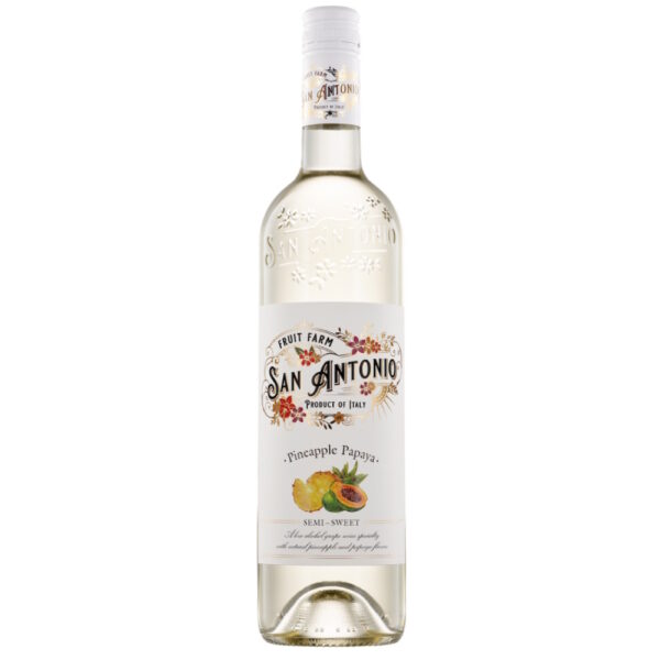 SAN ANTONIO FRUIT FARM PINEAPPLE PAPAYA SEMI-SWEET 750ML