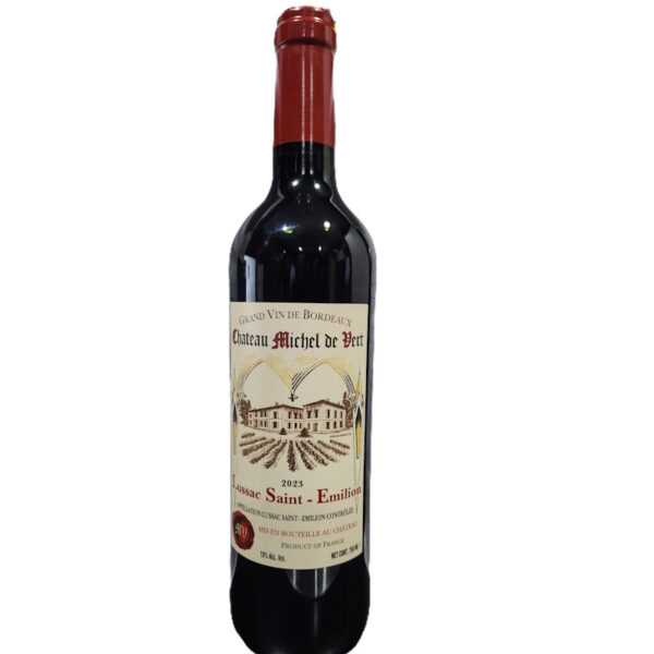 CHATEAU MICHEL DE VERT 2023 LUSSAC SAINT EMILLION ROUGE 750ML