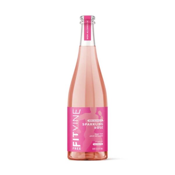 Fitvine Sparkling Rose Non-Alcoholic Wine 750ml