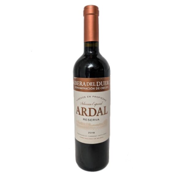 Bodegas Balbas Ardal 2018 Seleccion Especial Reserva Ribero Del Duero 750ml