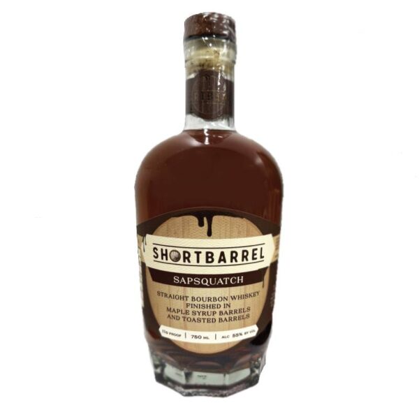 Short Barrell Sapsquatch Bourbon Finished in Maple Syrup Barrels and Toasted Barrels 750ml